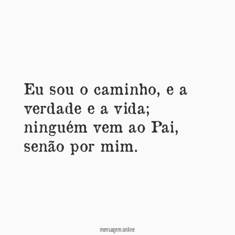 Eu sou o caminho