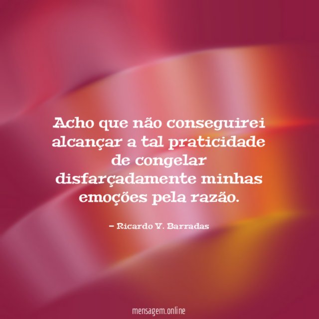 Acho que não conseguirei alcançar a tal praticidade