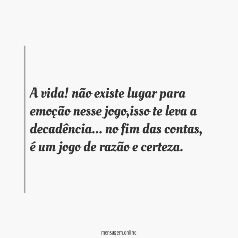 a vida