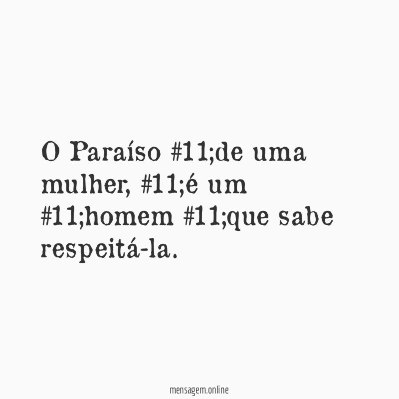 O Paraíso #11