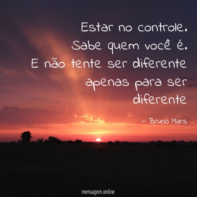 Estar no controle
