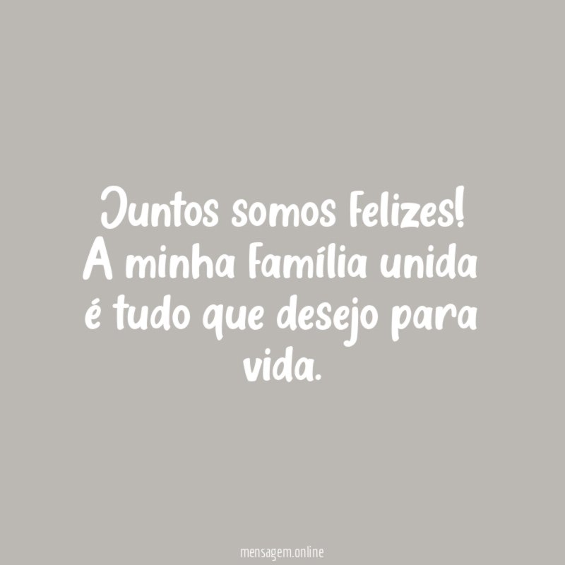 Juntos somos felizes