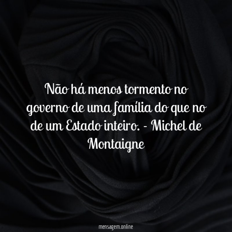 N o h menos tormento no governo de