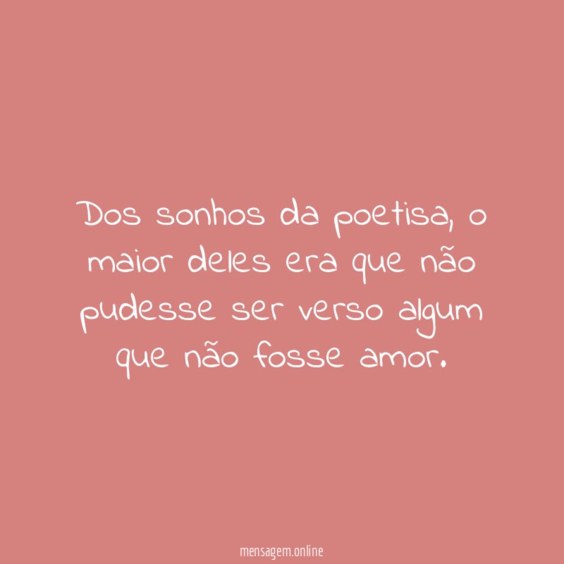 Dos sonhos da poetisa