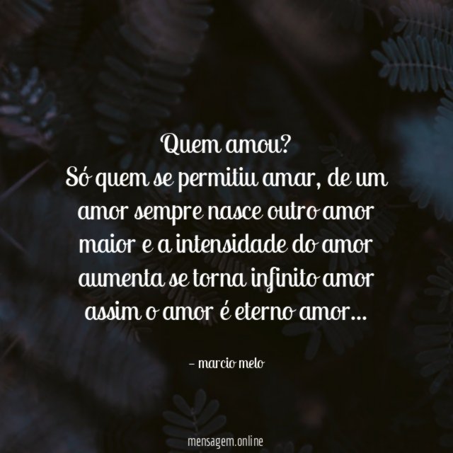 Quem amou