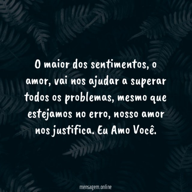 O maior dos sentimentos