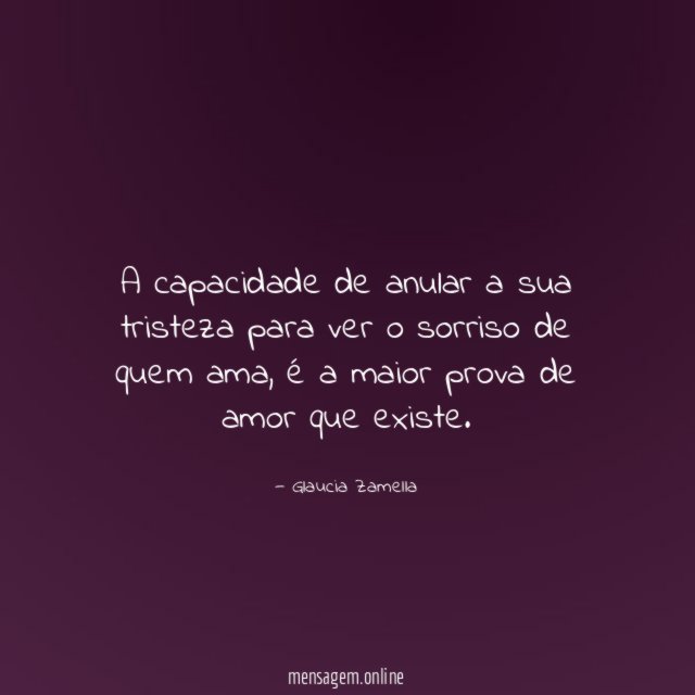 A capacidade de anular a sua tristeza para
