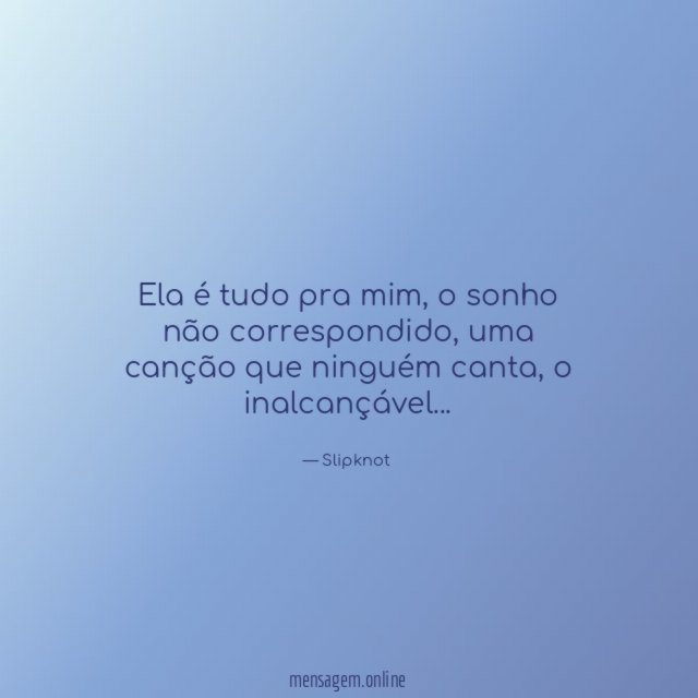 Ela é tudo pra mim