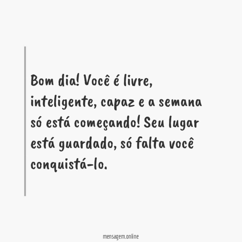Bom dia