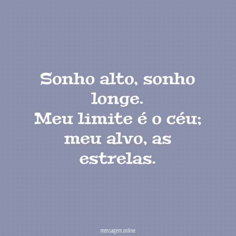 Sonho alto