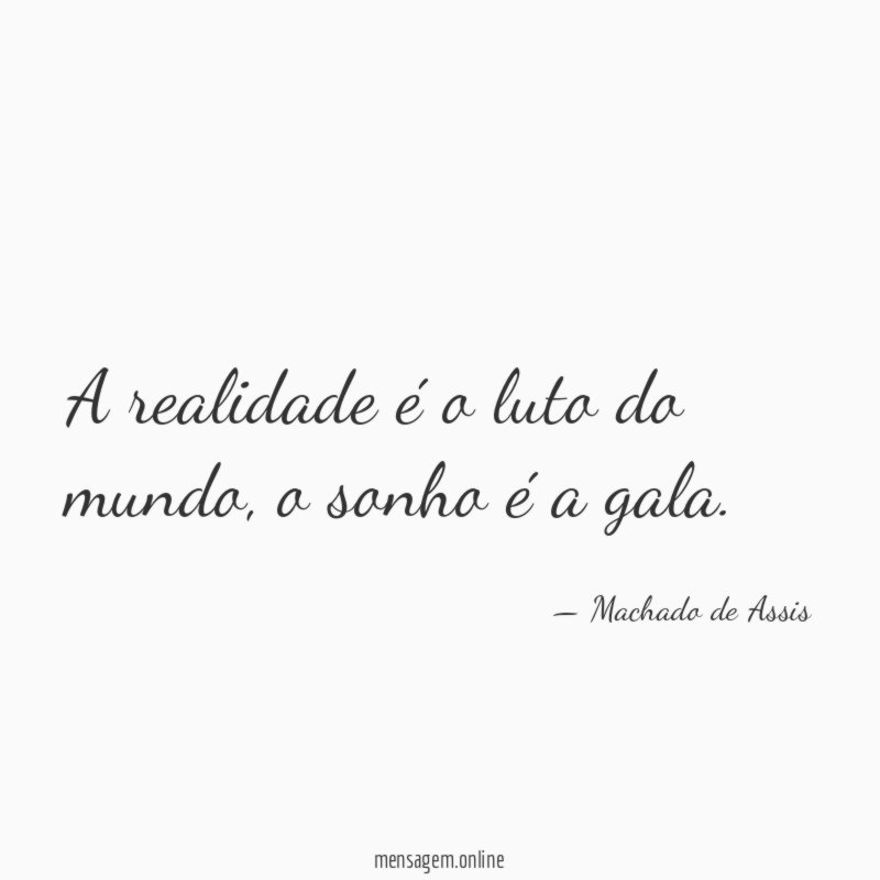 A realidade é o luto do mundo