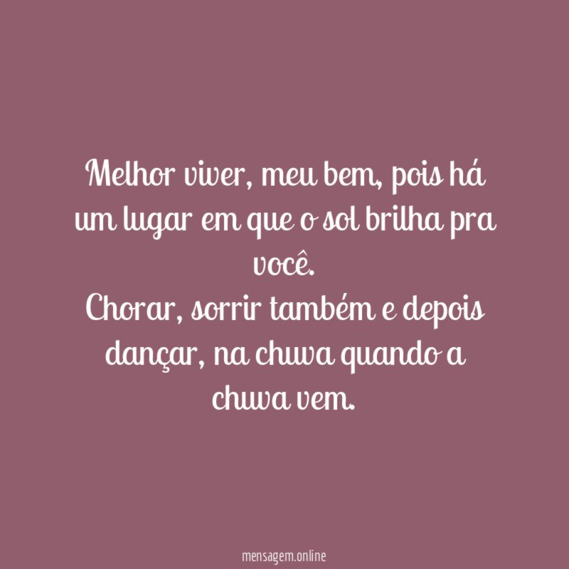 Melhor viver