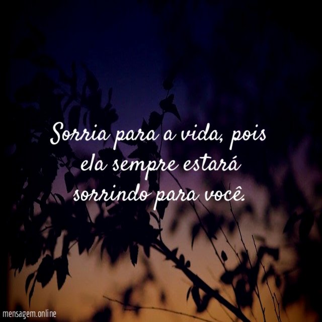Sorria para a vida