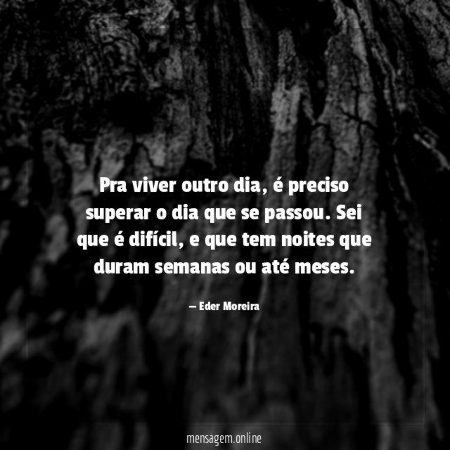 Pra viver outro dia