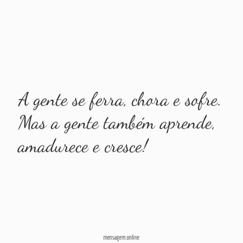 A gente se ferra