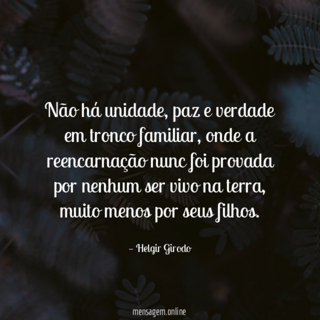 Não há unidade