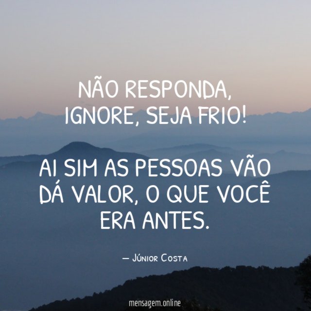 Não responda