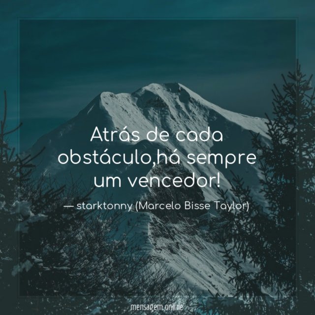 Atrás de cada obstáculo
