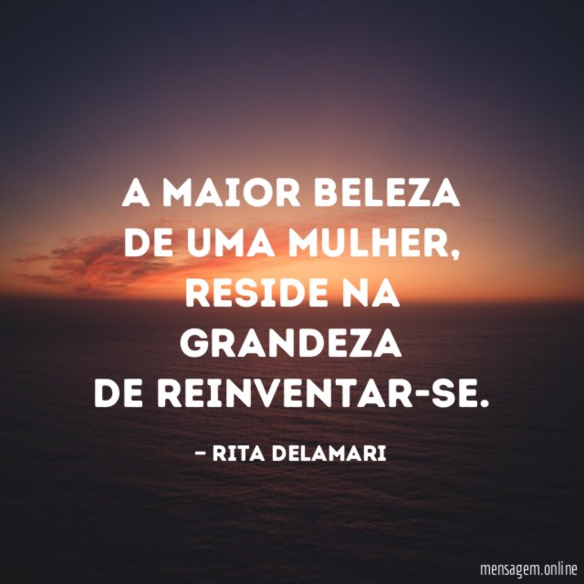 A maior beleza de uma mulher
