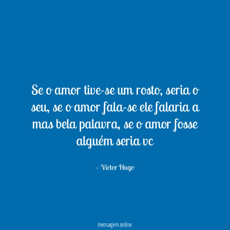 Se o amor tive-se um rosto