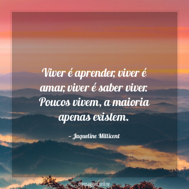 Viver é aprender