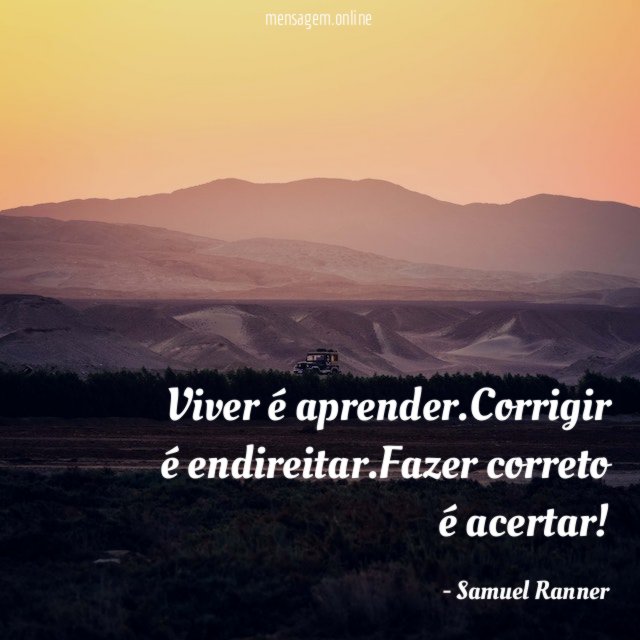 Viver é aprender