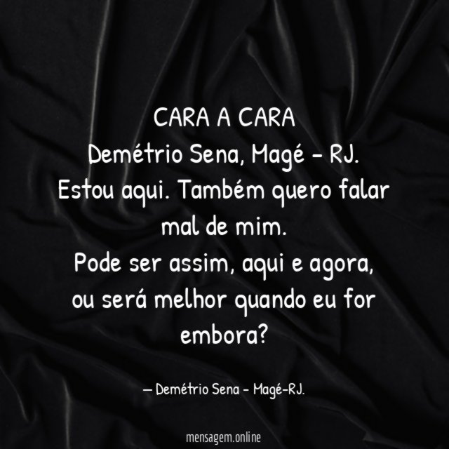 CARA A CARA