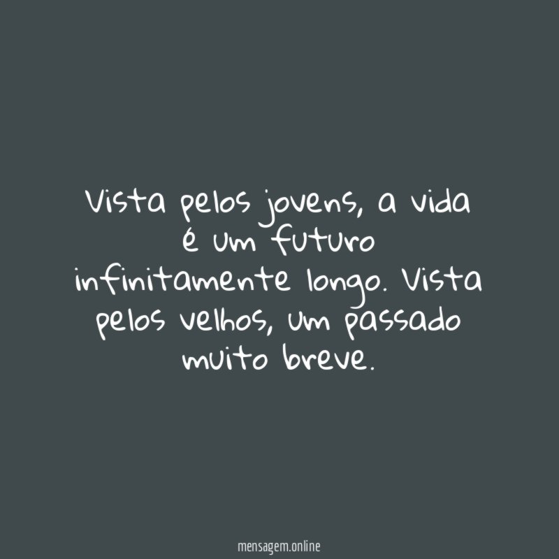 Vista pelos jovens