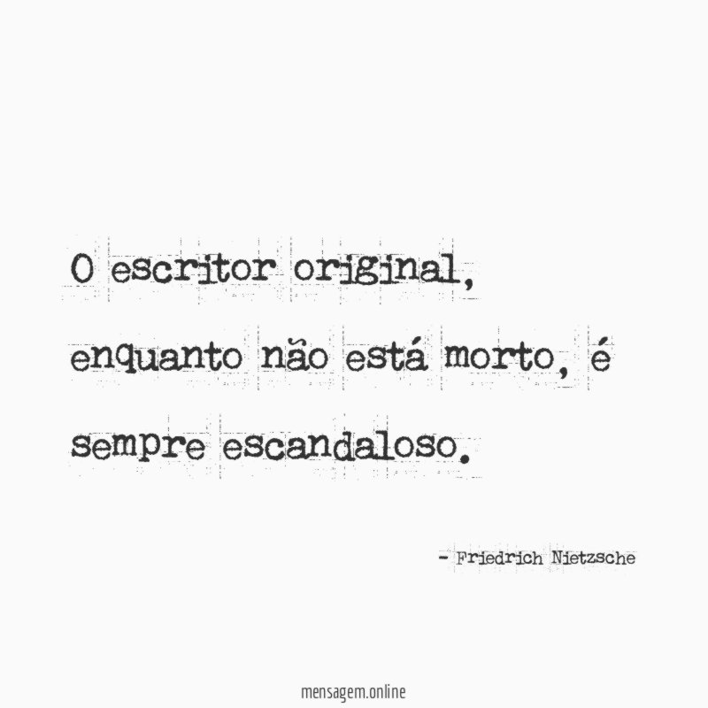O escritor original