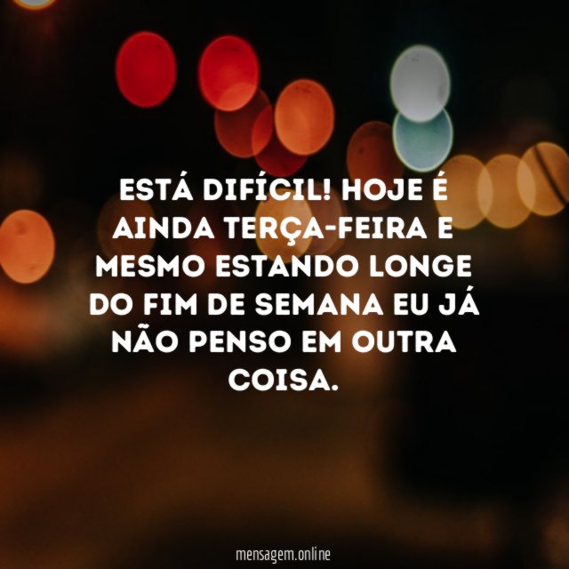 Está difícil