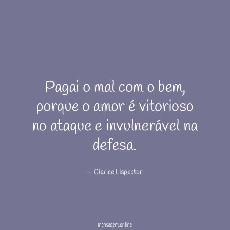 Pagai o mal com o bem