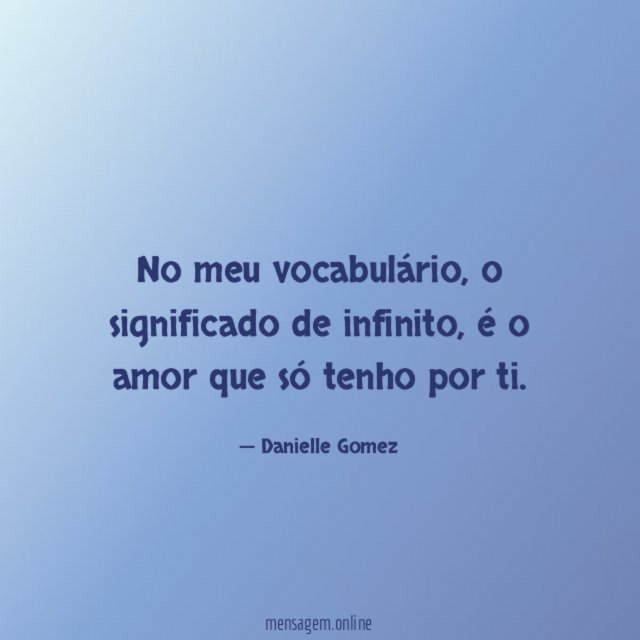 No meu vocabulário
