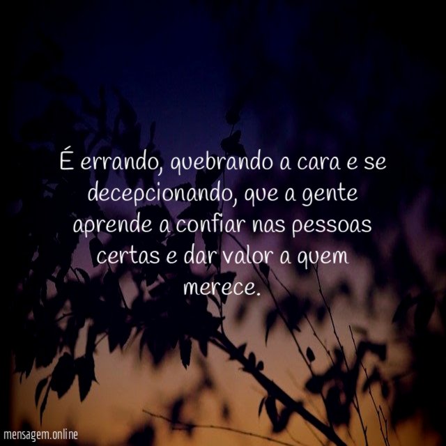 É errando