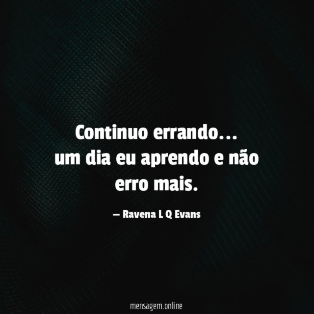 Continuo errando