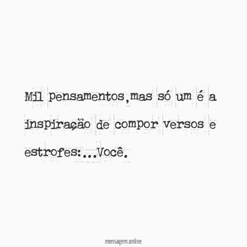 Mil pensamentos