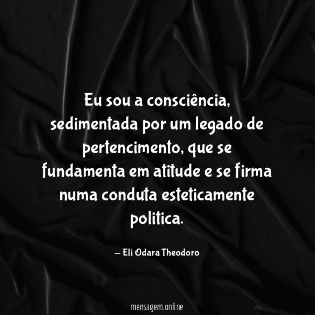 Eu sou a consciência