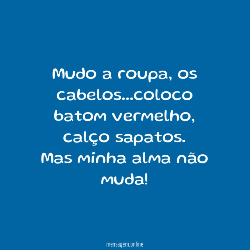 Mudo a roupa
