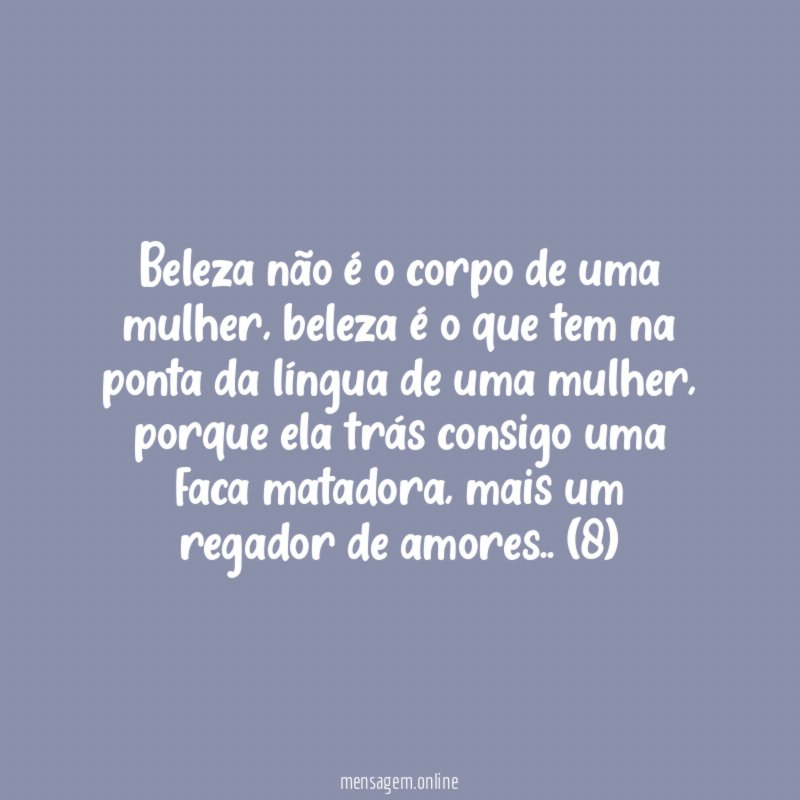 Beleza não é o corpo de uma mulher