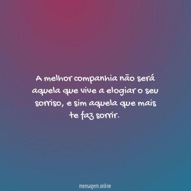A melhor companhia não será aquela que vive
