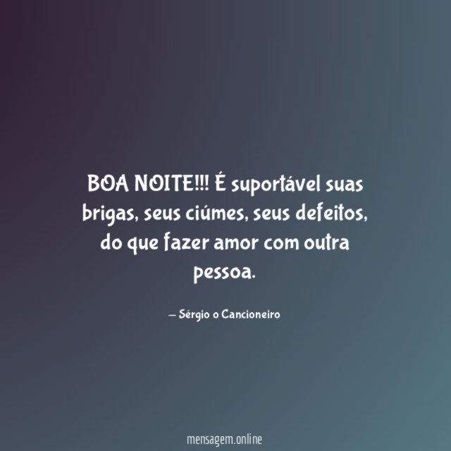 BOA NOITE