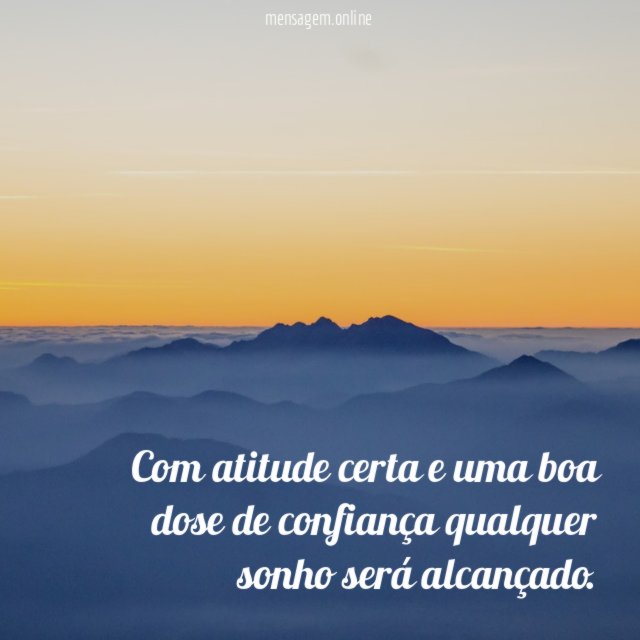 Com atitude certa e uma boa dose de