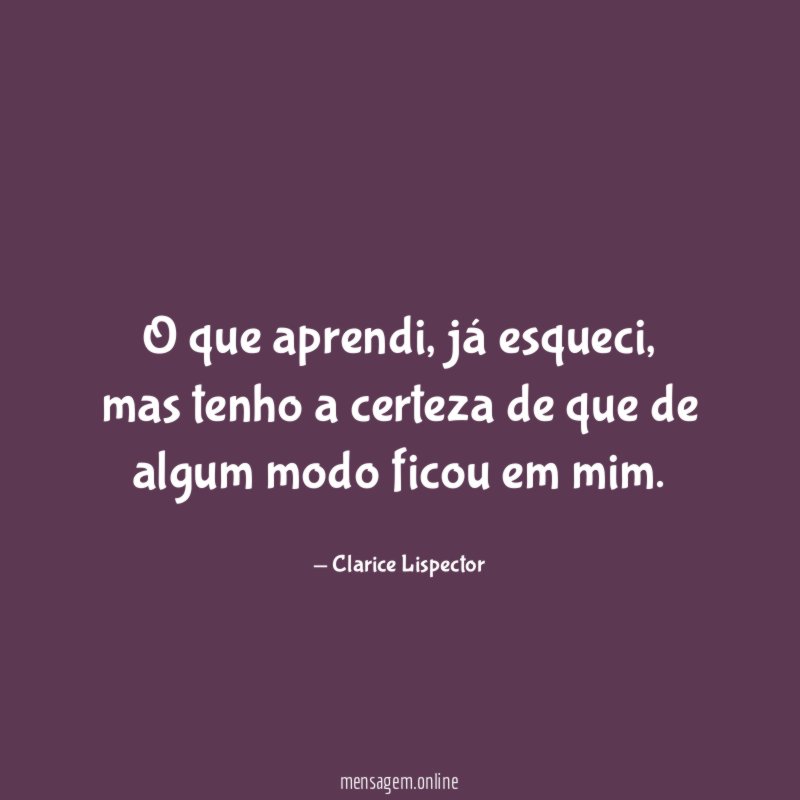 O que aprendi
