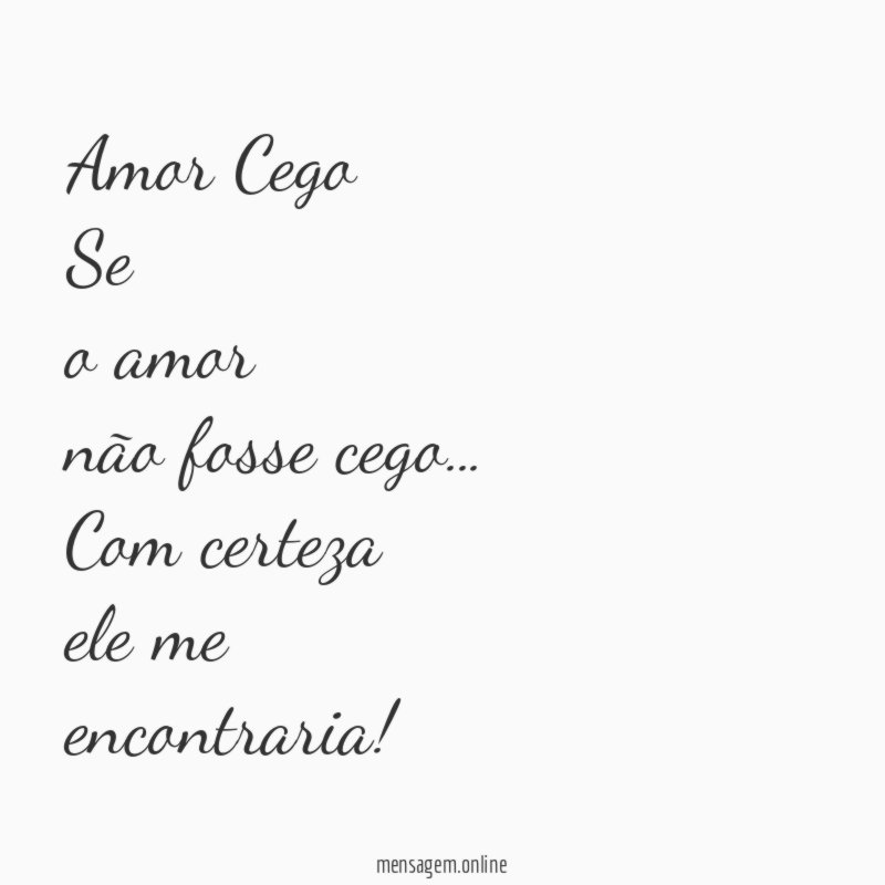 Amor Cego