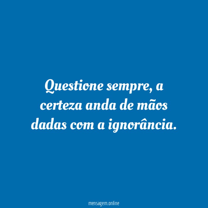 Questione sempre