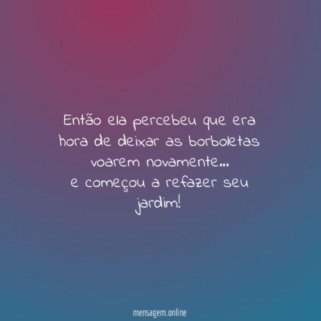 Então ela percebeu que era hora de deixar