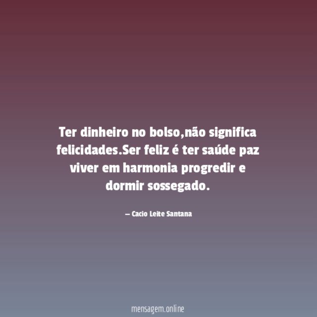 Ter dinheiro no bolso