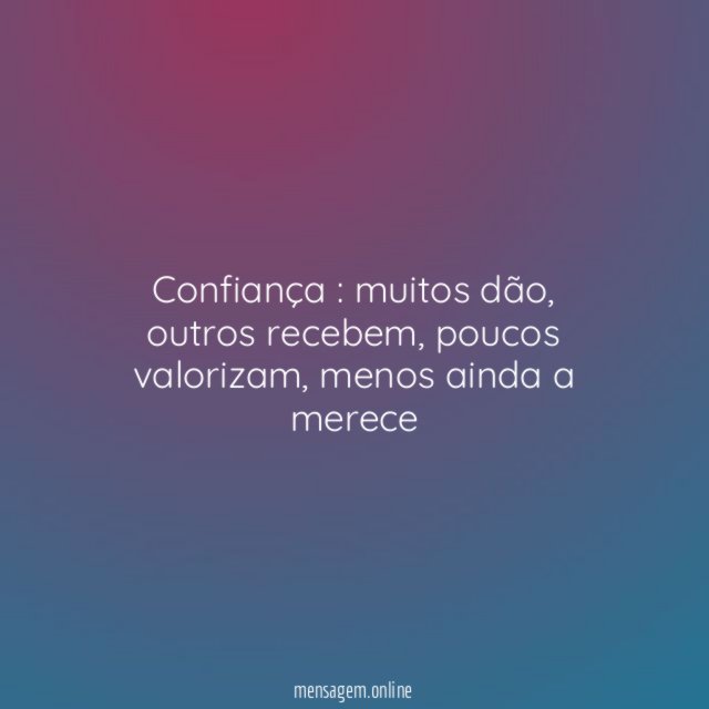 Confiança