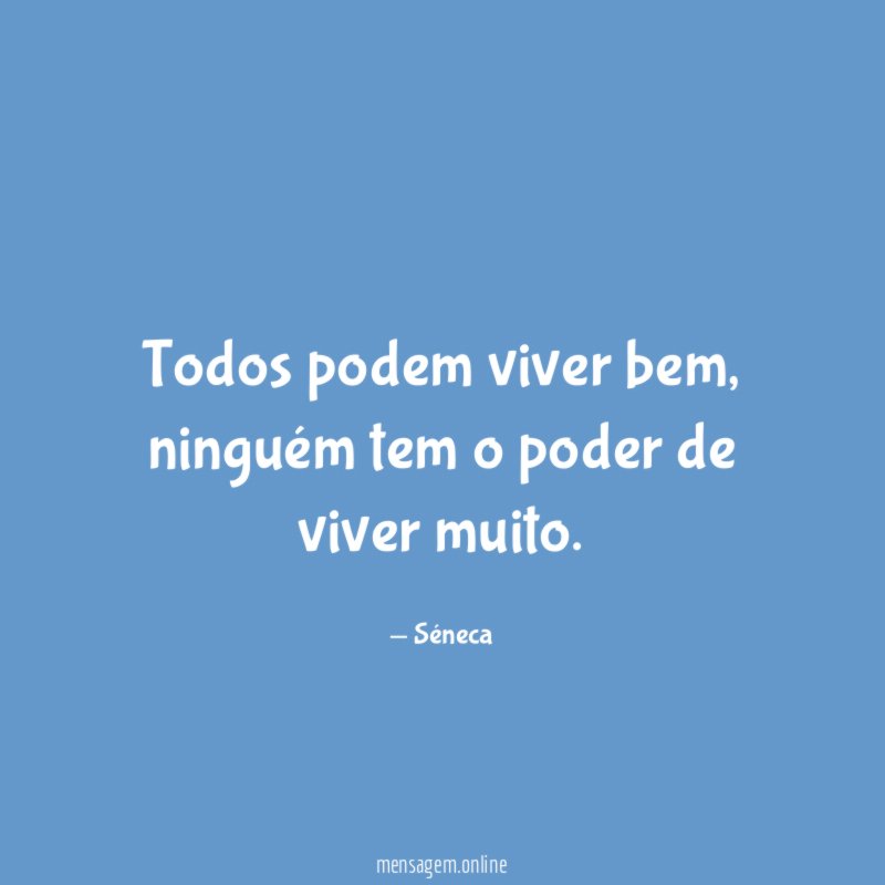 Todos podem viver bem