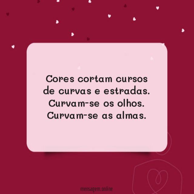 Cores cortam cursos de curvas e estradas