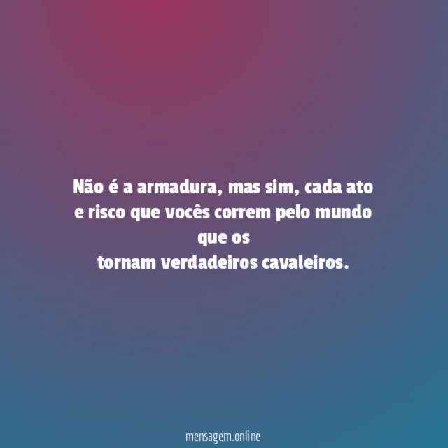 Não é a armadura